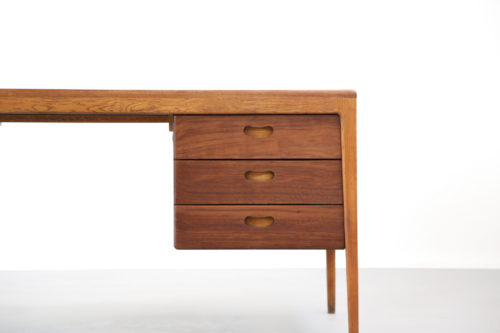 Grand bureau scandinave teck design vintage3