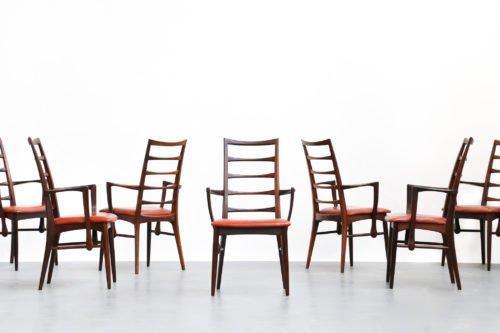 Chaises danoises Niels Koefoed chair fauteuils scandinave palissandre
