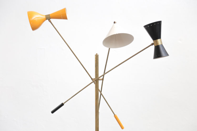 Lampadaire italien balancier design vintage light floor italian