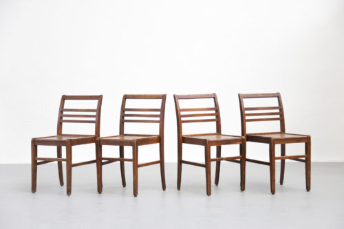 Set of 4 chairs by René Gabriel vintage design chair dining