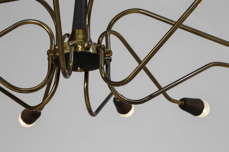 lustre suspension italienne spootnik type gino sarfatti