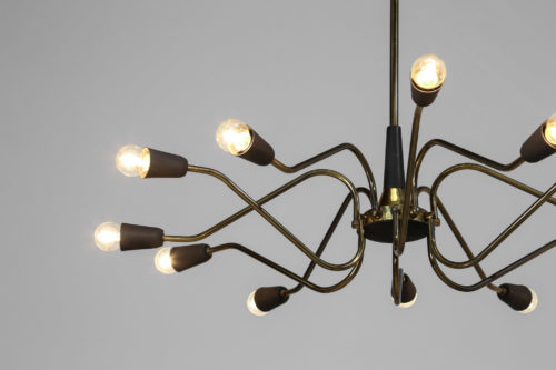 lustre suspension italienne spootnik type gino sarfatti3