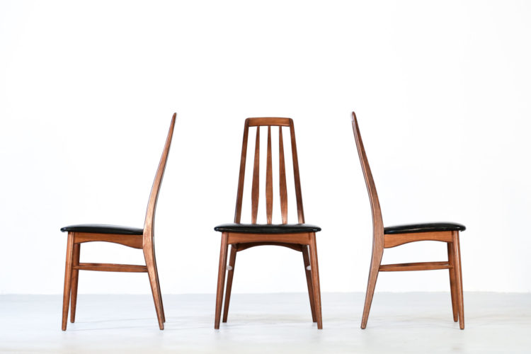 6 chaises lise Koefoed Larsen danoise scandinave