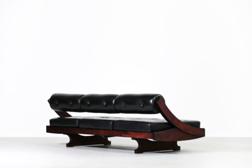 Gianni Songia Daybed Sofa Model GS-195 for Sormani, Italy, 1963 cuir danke galerie