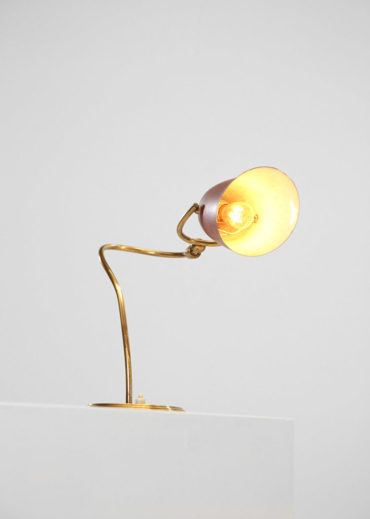 Lampe de bureau italienne des années 50 28