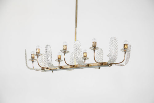 Lustre barovier et toso verre de murano design italien 121