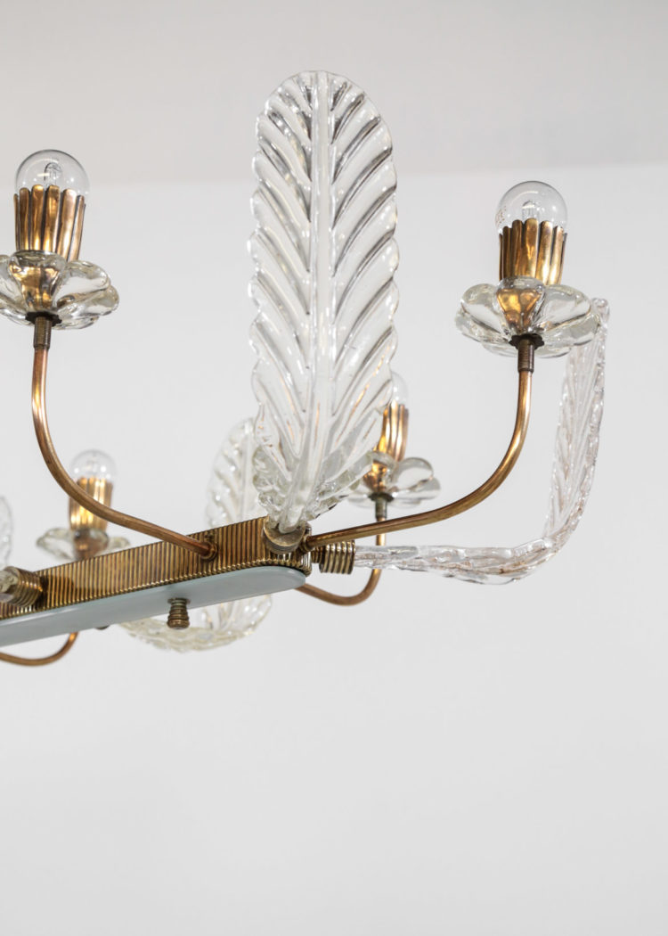 Lustre barovier et toso verre de murano design italien 2