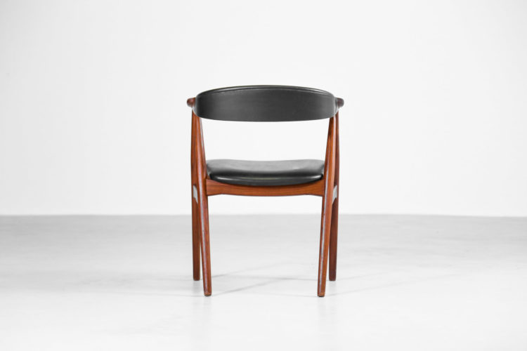 fauteuil de bureau vintage danois scandinave teck 27