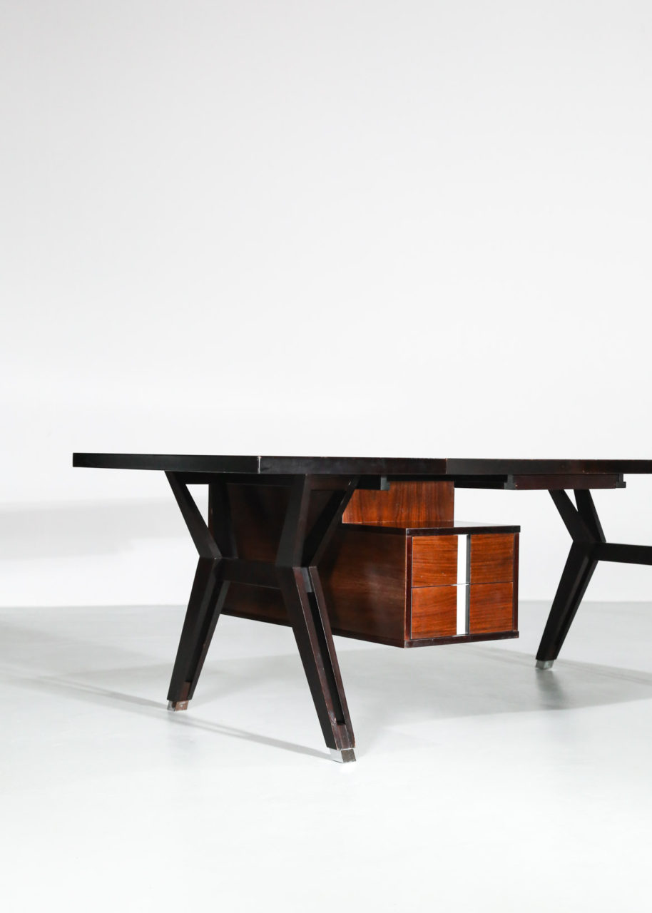 Mobilier de Bureau d'Angle en Palissandre par Ico Parisi pour MIM Roma