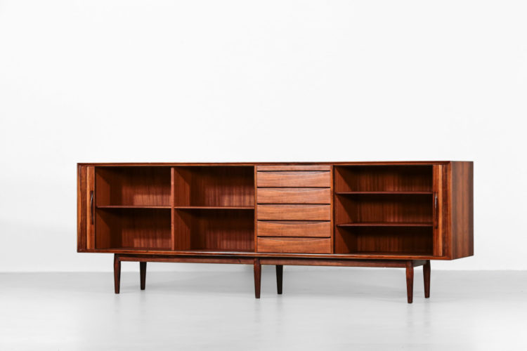 Enfilade danoise arne vodder scandinave 76 Palissandre de rio24