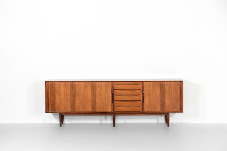 Enfilade danoise arne vodder scandinave 76 Palissandre de rio 24