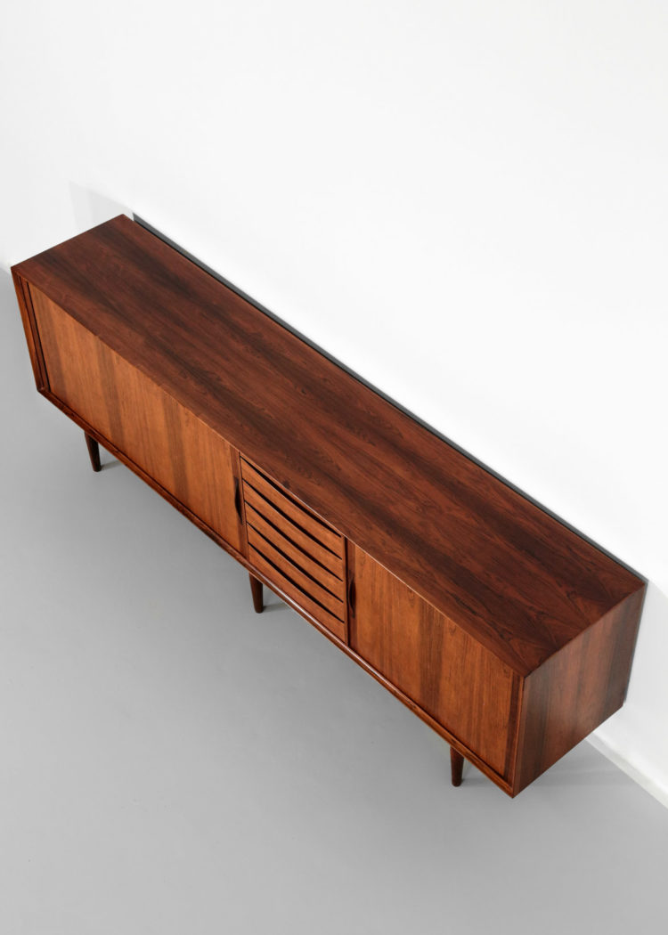 Enfilade danoise arne vodder scandinave 76 Palissandre de rio 24