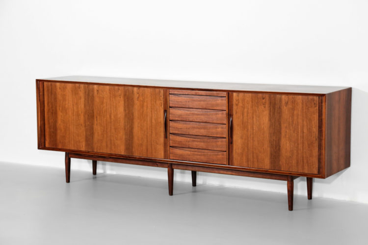 Enfilade danoise arne vodder scandinave 76 Palissandre de rio 24