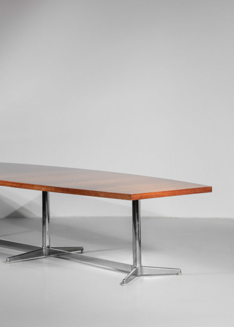 Grande table à manger gianfranco Piretti vintage années 70 1