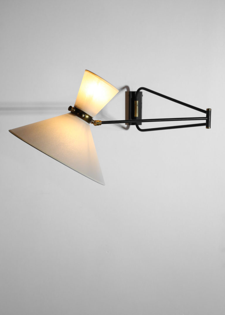 Applique potence lunel vintage design années 60 lampe Danke Galerie