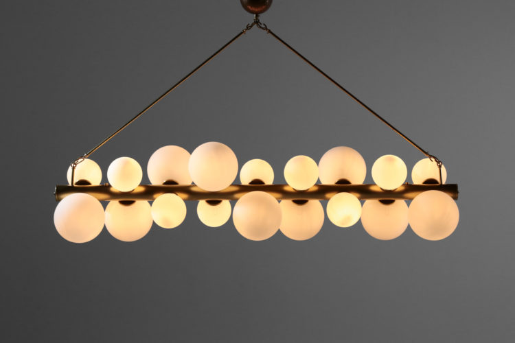 lustre moderne nuage laiton et opaline27