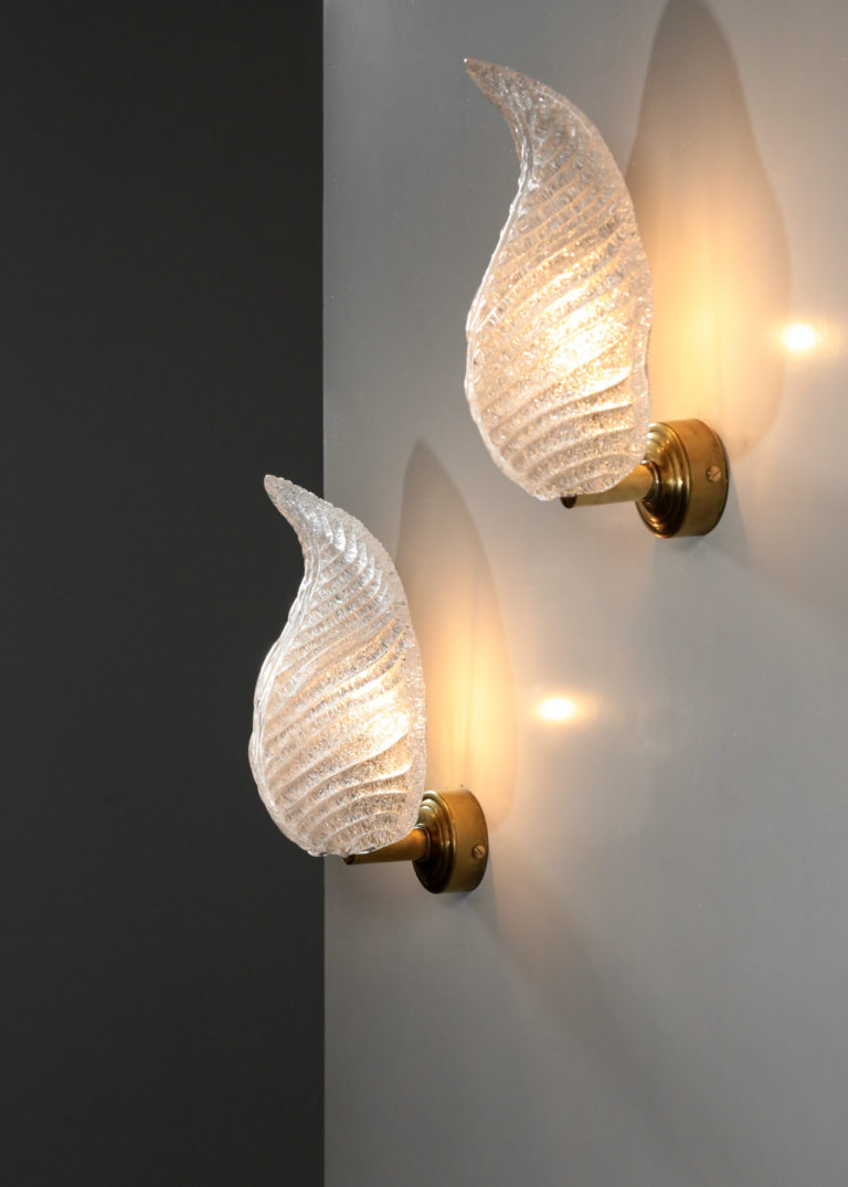 Paire d'appliques murales italiennes modernes luminaires muraux