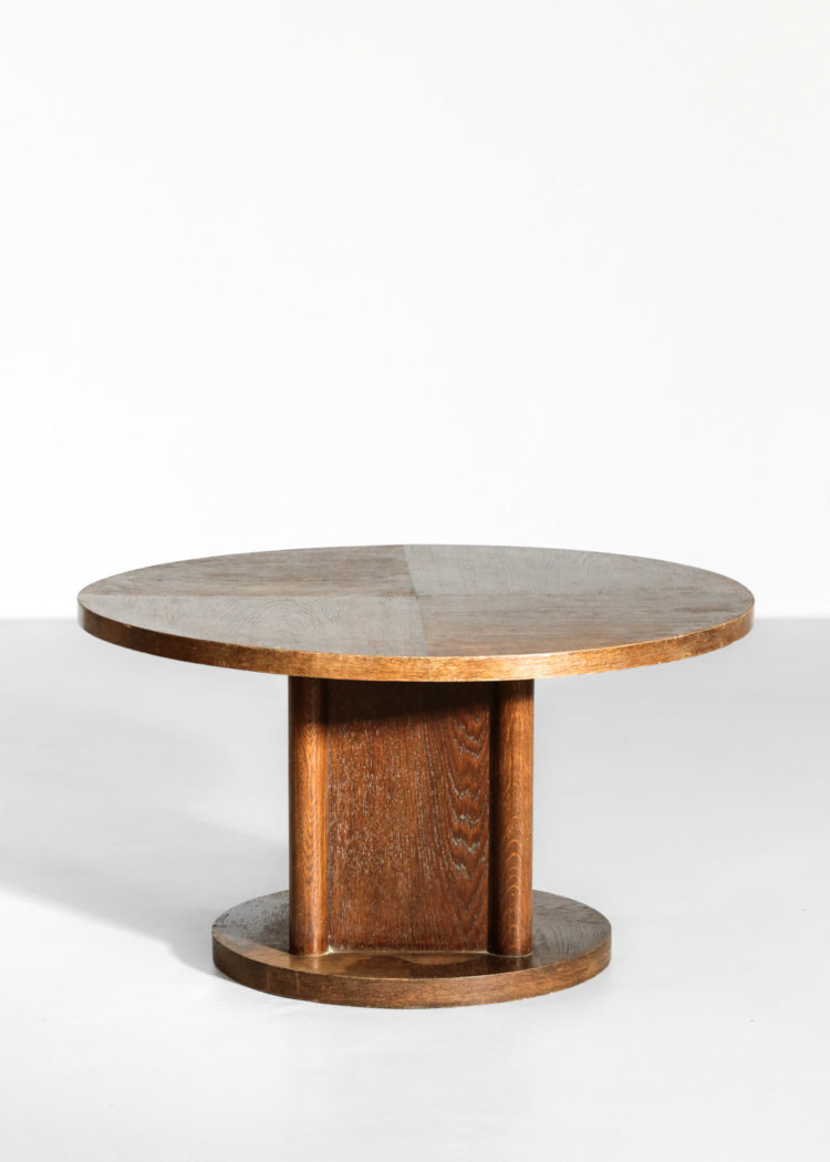 table basse des années 40 en chêne moderniste