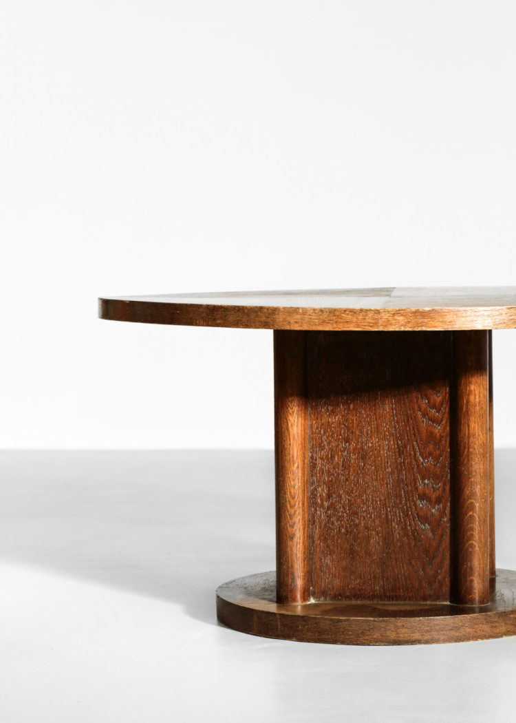 table basse des années 40 en chêne moderniste