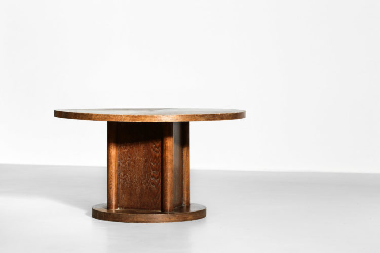 table basse des années 40 en chêne moderniste