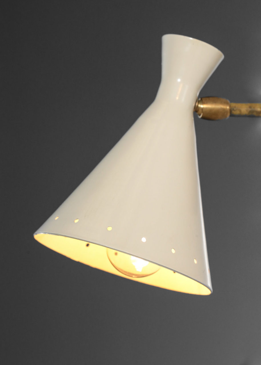 paire d'appliques italiennes modernes vertes design vintage « Sablier » - ML103 - Danke Galerie