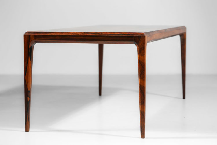 Table basse danoise johannes Andersen en palissandre de rio 9