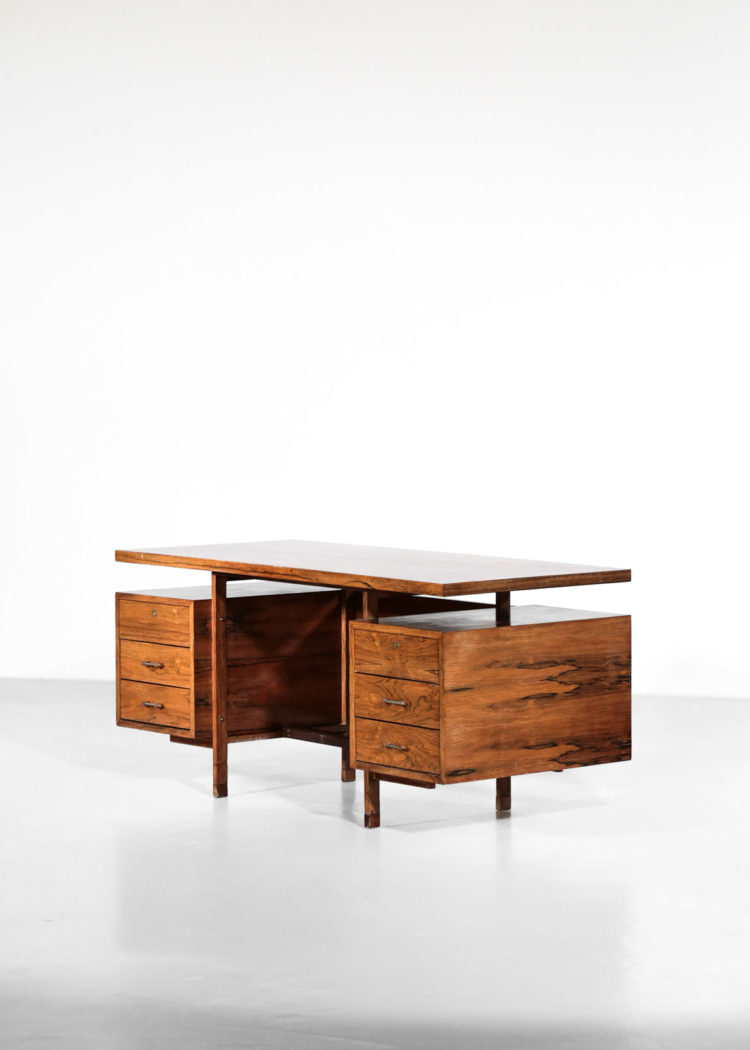 bureau des années 60 en palissandre de rio vintage 1