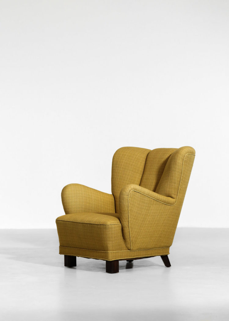 fauteuil danois des années 60 scandinave fritz hansen1