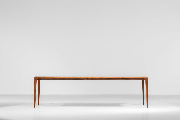 grande table basse johannes andersen silkeborg palissandre de rio