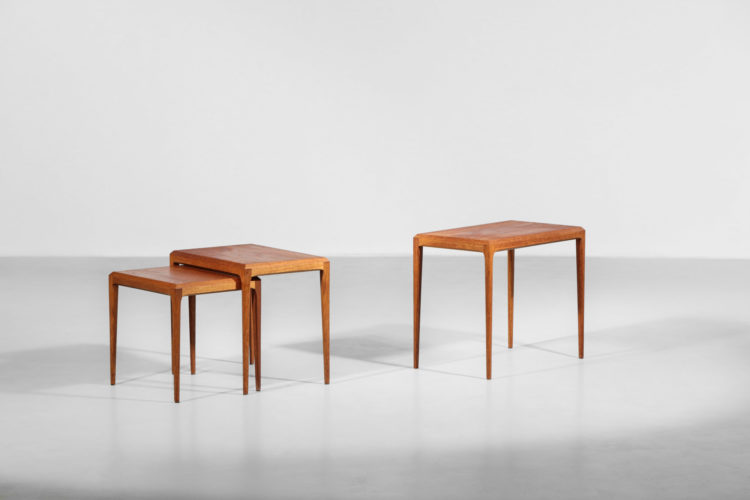 tables gigognes johannes andersen teck scandinave danoise