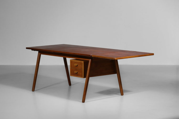 bureau poul volther danois scandinave teck et chene hans wegner