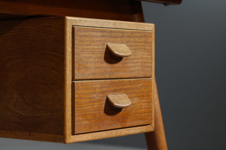 bureau poul volther danois scandinave teck et chene hans wegner