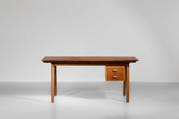 bureau poul volther danois scandinave teck et chene hans wegner