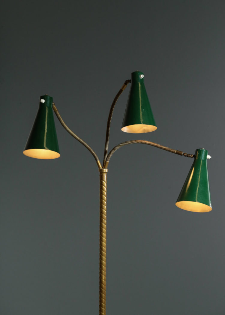 lampadaire italien giuseppe ostuni attr. des années 50 60 vintage design
