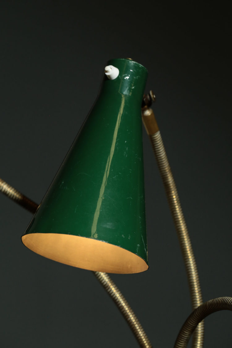 lampadaire italien giuseppe ostuni attr. des années 50 60 vintage design