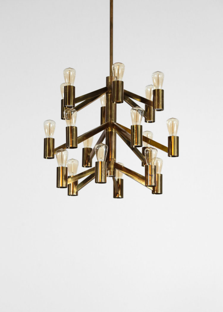lustre suédois axel annell Lystral scandinave laiton 6