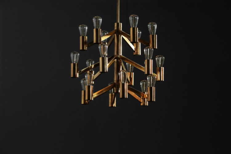 lustre suédois axel annell Lystral scandinave laiton 6