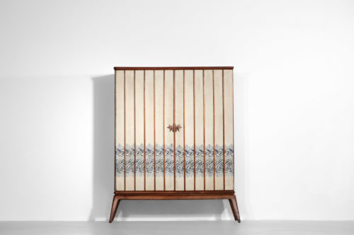 penderie italienne années 50 gio ponti meuble tissus