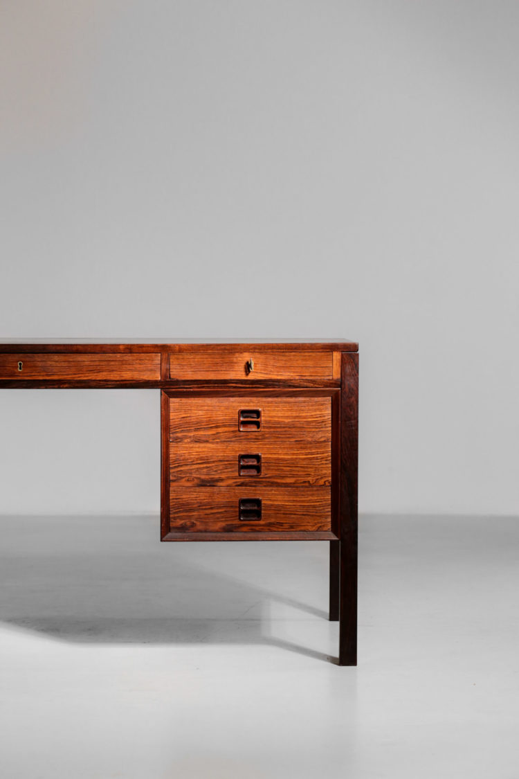 bureau danois arne vodder scandinave palissandre de rio