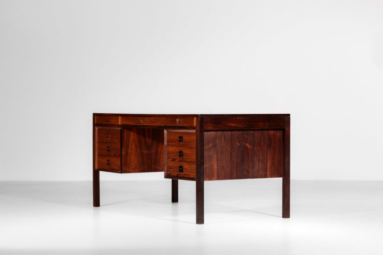 bureau danois arne vodder scandinave palissandre de rio