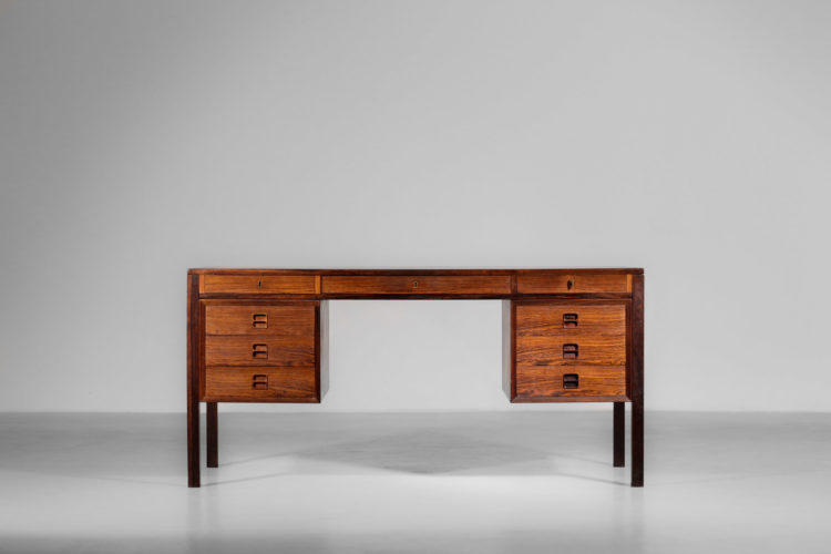 bureau danois arne vodder scandinave palissandre de rio