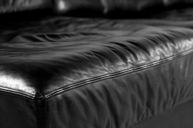 canape de sede DS76 noir sofa design années 70