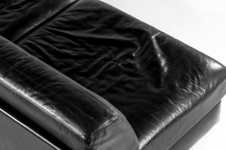 canape de sede DS76 noir sofa design années 70