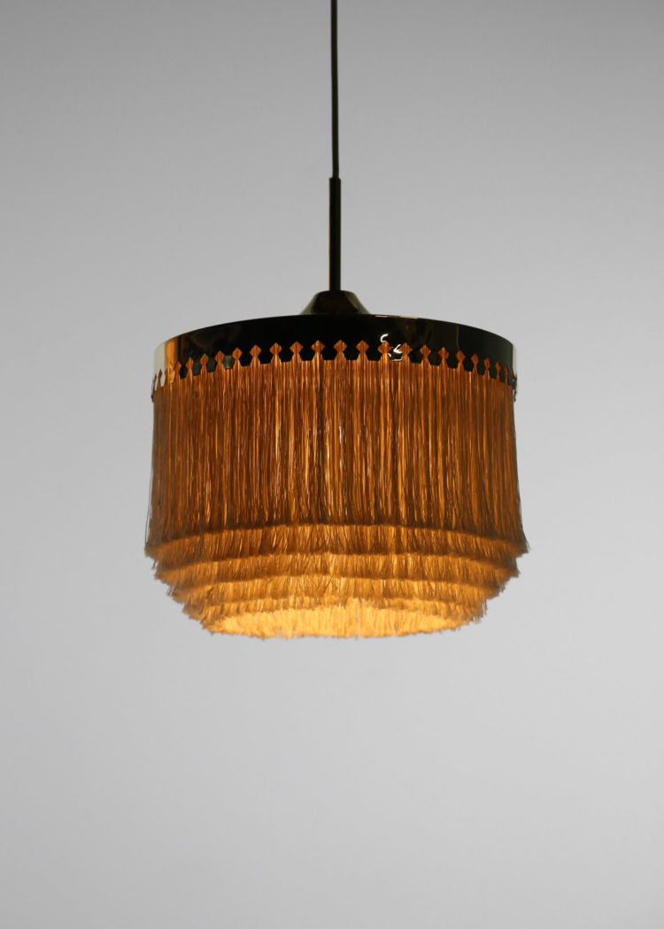 paire de suspension Suedoise Hans Agne Jakobsson frange vintage design17