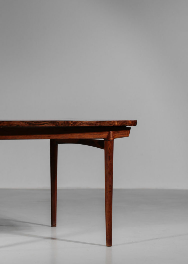 table à manger danoise scandinave erik riisager palissandre de rio 23