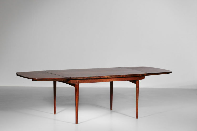 table à manger danoise scandinave erik riisager palissandre de rio 23