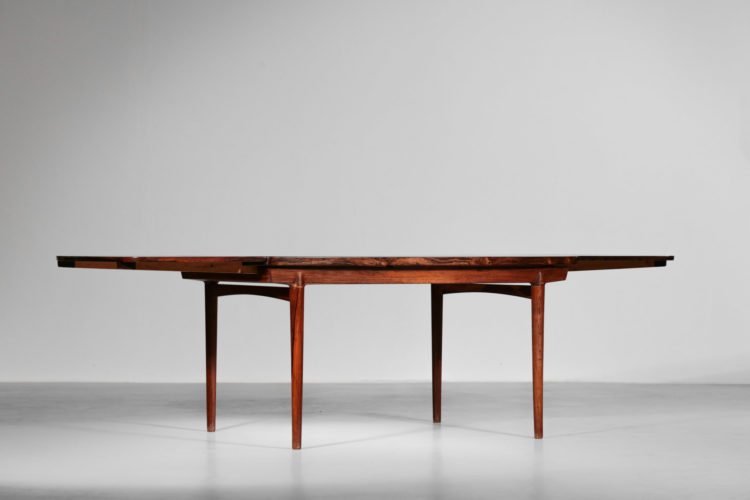 table à manger danoise scandinave erik riisager palissandre de rio 23