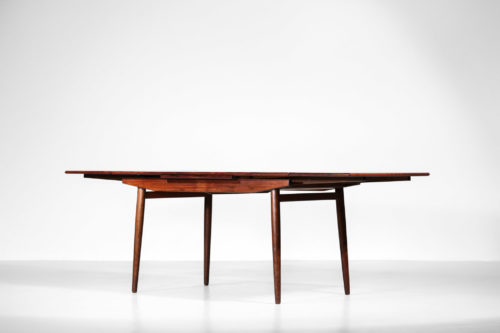 table à manger danoise scandinave en palissandre de rio 4