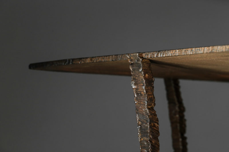 Studio Danke Galerie table basse creation Bryan parlati fer forgé bronze44