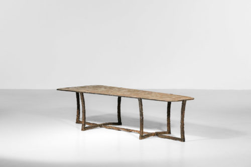 Studio Danke Galerie table basse creation Bryan parlletti fer forgé bronze19